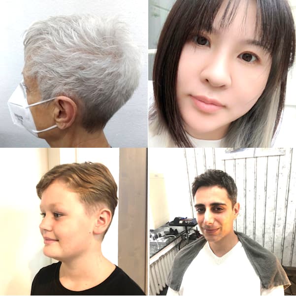 Hair salon in Düsseldorf serves diverse and international clients.